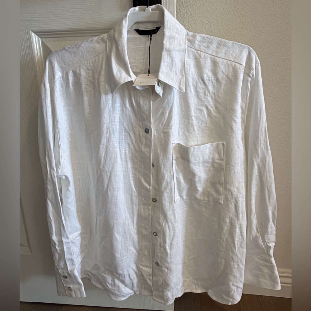 Zara Linen Button Down